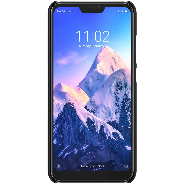 NILLKIN Super Frosted Shield PC Hard Phone Case + Screen Film for Xiaomi Mi A2 Lite / Redmi 6 Pro - Black