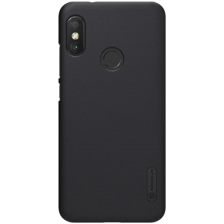 NILLKIN Super Frosted Shield PC Hard Phone Case + Screen Film for Xiaomi Mi A2 Lite / Redmi 6 Pro - Black