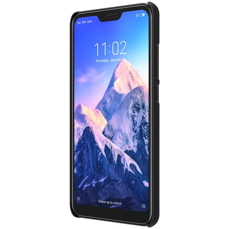 NILLKIN Super Frosted Shield PC Hard Phone Case + Screen Film for Xiaomi Mi A2 Lite / Redmi 6 Pro - Black
