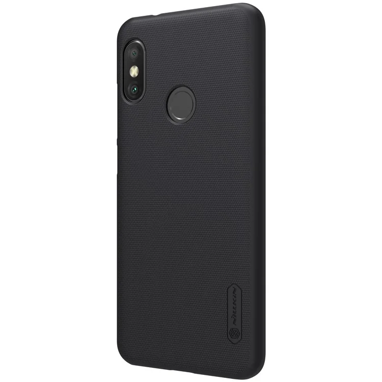 NILLKIN Super Frosted Shield PC Hard Phone Case + Screen Film for Xiaomi Mi A2 Lite / Redmi 6 Pro - Black