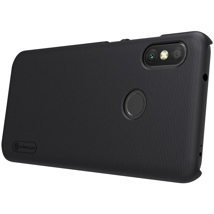 NILLKIN Super Frosted Shield PC Hard Phone Case + Screen Film for Xiaomi Mi A2 Lite / Redmi 6 Pro - Black