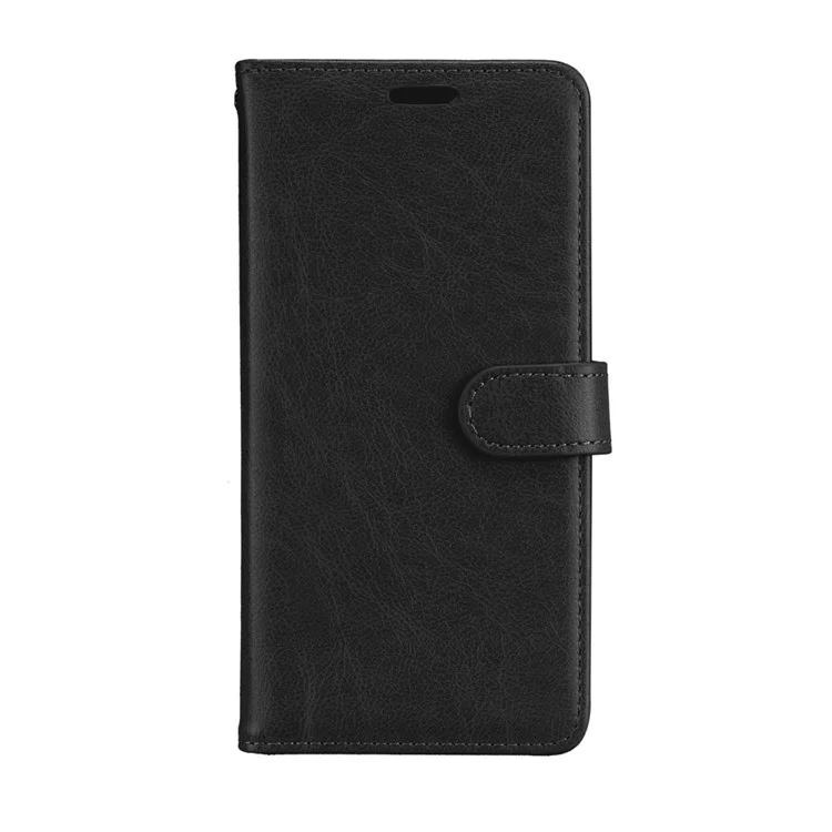Crazy Horse Wallet Leather Stand Case for Xiaomi Mi A1 / 5X - Black