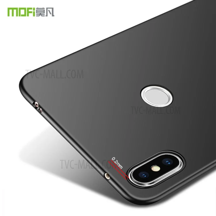 MOFI Shield Frosted Hard Plastic Protector Case for Xiaomi Mi A2 Lite / Redmi 6 Pro - Black