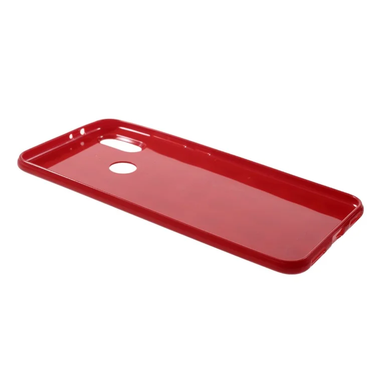 3D Diamond Texture TPU Case for Xiaomi Mi 6X / Mi A2 - Red