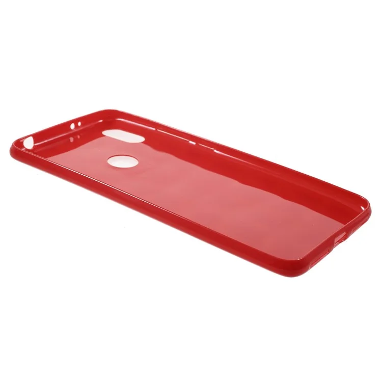 3D Diamond Texture TPU Case Accessory for Xiaomi Redmi S2 / Y2 - Red
