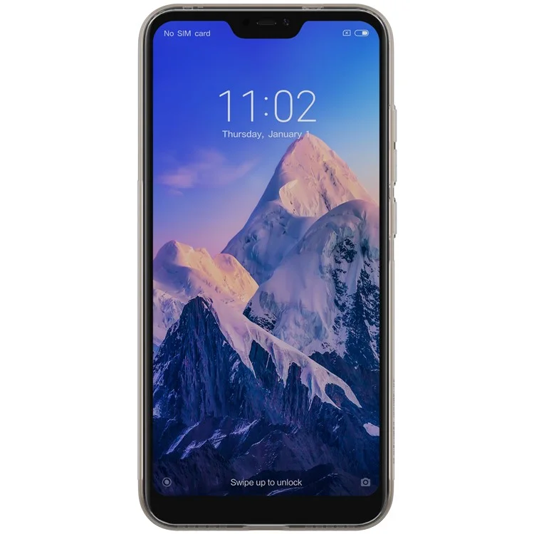 NILLKIN 0.6mm Nature TPU Back Case for Xiaomi Mi A2 Lite / Redmi 6 Pro - Grey