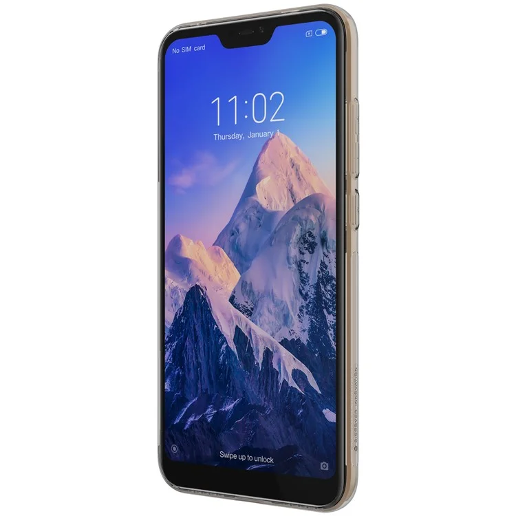 NILLKIN 0.6mm Nature TPU Back Case for Xiaomi Mi A2 Lite / Redmi 6 Pro - Grey