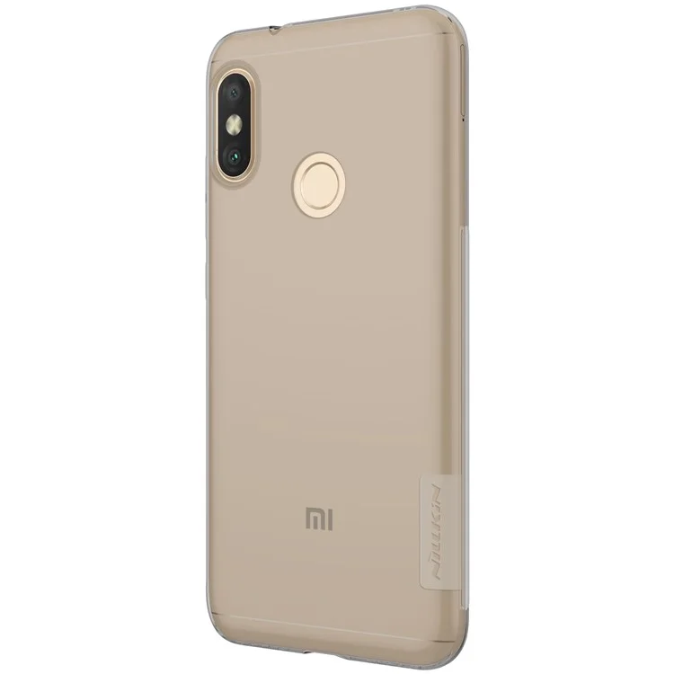 NILLKIN 0.6mm Nature TPU Back Case for Xiaomi Mi A2 Lite / Redmi 6 Pro - Grey