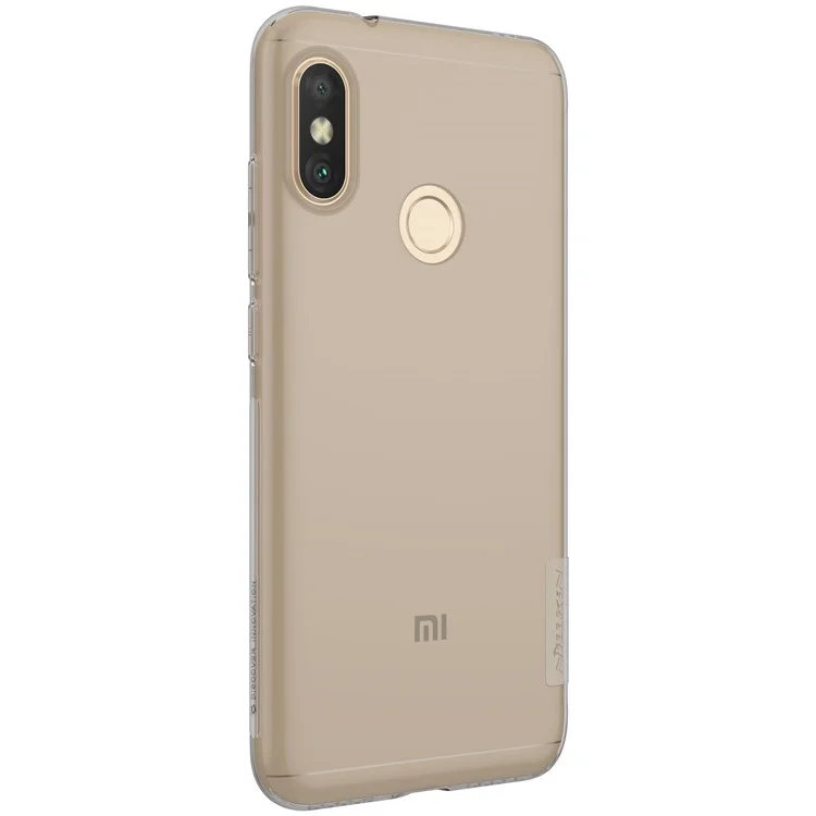 NILLKIN 0.6mm Nature TPU Back Case for Xiaomi Mi A2 Lite / Redmi 6 Pro - Grey