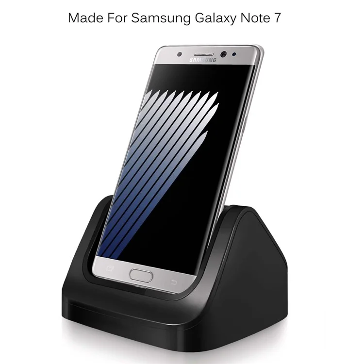 Type-C Dock Station Charger Cradle Holder for Samsung Galaxy S8+ G955 / S8 G950 with Cable - Black