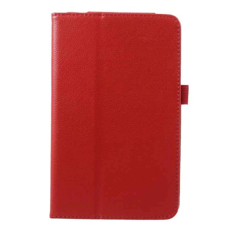 Litchi Texture PU Leather Stand Tablet Case for Xiaomi Mi Pad 4 - Red