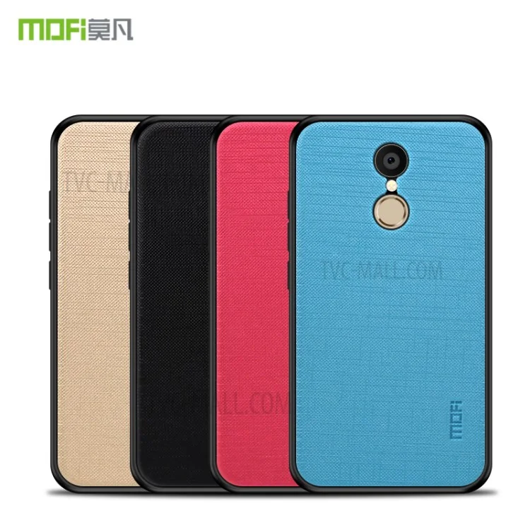 MOFI Bright Shield Series Cloth Coated PC TPU Hybrid Case for Xiaomi Redmi 5 - Black