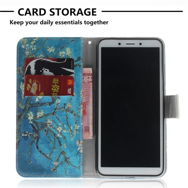 Pattern Printing Wallet Stand Leather Phone Case for Xiaomi Redmi 6A - Wintersweet