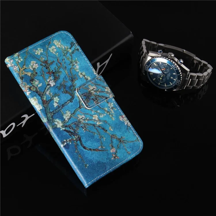 Pattern Printing Wallet Stand Leather Phone Case for Xiaomi Redmi 6A - Wintersweet