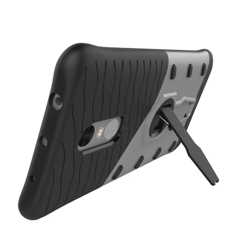 Armor PC + TPU Hybrid Case with Kickstand for Xiaomi Redmi Note 4 - Silver