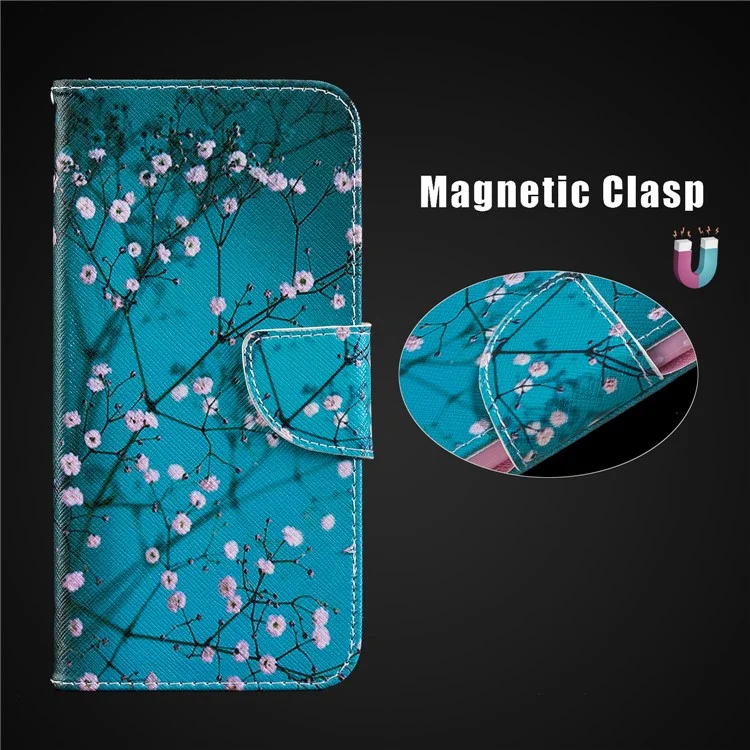 Coque de protection pour téléphone portable en cuir PU à imprimé pour Xiaomi Pocophone F1 / Poco F1 (Inde) - Wintersweet