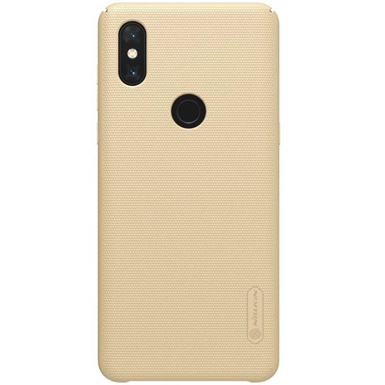 Nillkin Super Frosted Shield Hard PC Back Phone Hever Pour Xiaomi Mi Mix 3 / Mélanger 3 5G - or