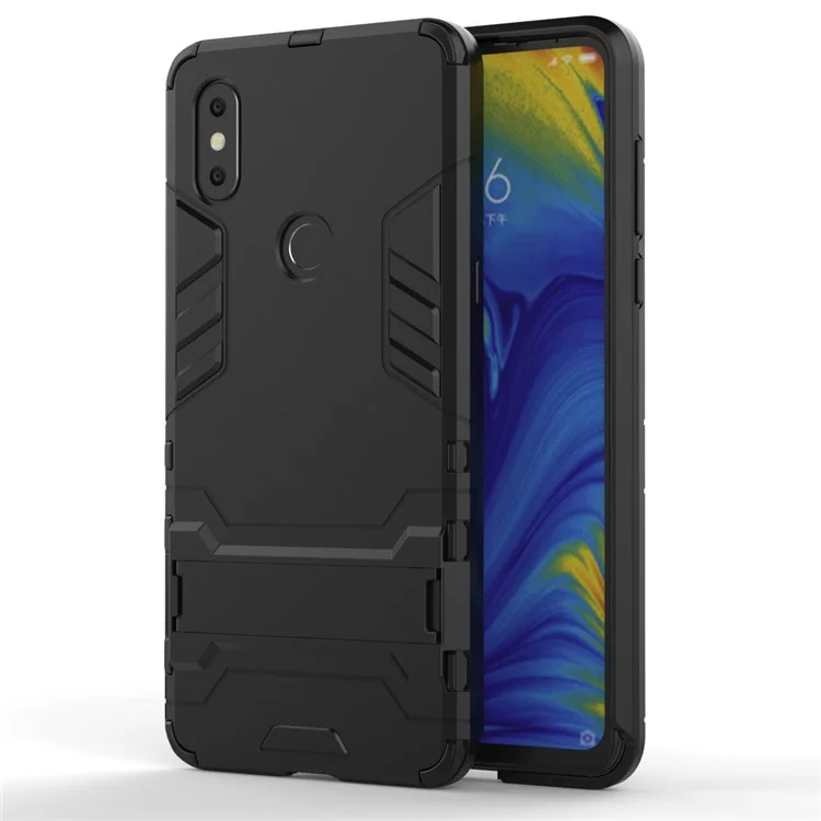 Cool Guard Plastic TPU Hybrid Case for Xiaomi Mi Mix 3 / Mix 3 5G - Black