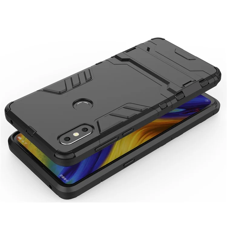 Cool Guard Plastic TPU Hybrid Case for Xiaomi Mi Mix 3 / Mix 3 5G - Black