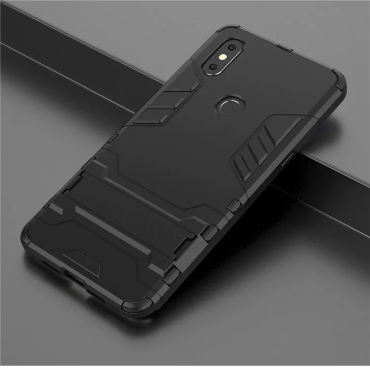Cool Guard Plastic TPU Hybrid Case for Xiaomi Mi Mix 3 / Mix 3 5G - Black