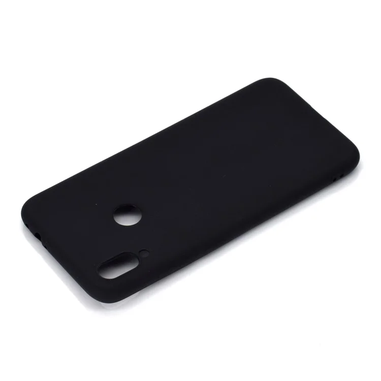 Weich Gefrostete TPU -fall Für Xiaomi Redmi Note 7s / Anmerkung 7 / Anmerkung 7 Pro (indien) - Schwarz