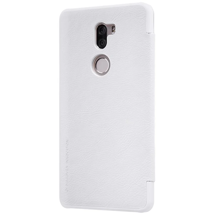 NILLKIN Qin Series for Xiaomi Mi 5s Plus Card Holder Smart Leather Cover - White