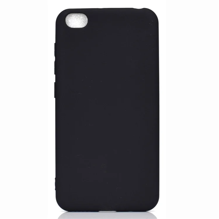 Case TPU de Esmalte Suave Para Xiaomi Redmi Go - Negro