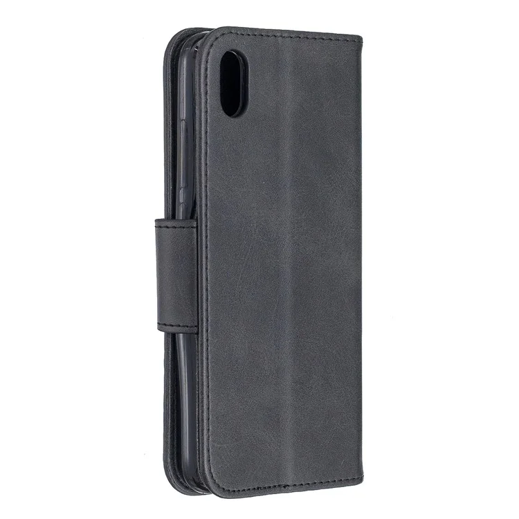 PU Leather Phone Wallet Stand Cover Case for Xiaomi Redmi 7A - Black