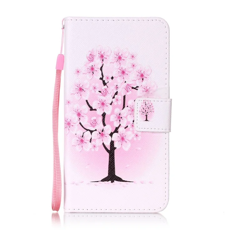 Leather Wallet Case for Xiaomi Redmi Note 3/Note 3 Pro - Plum Blossom