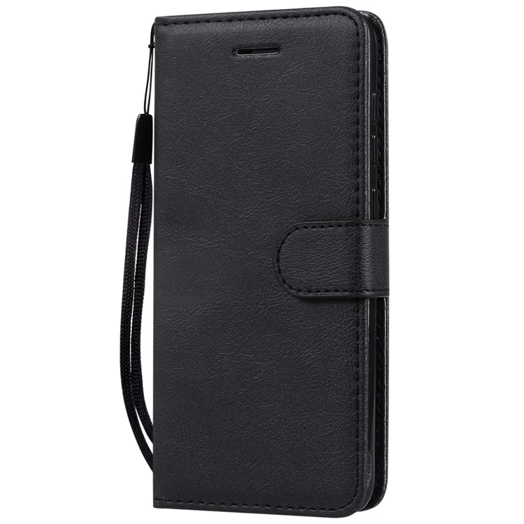 KT Leather Series-2 Wallet Leather Stand Case Para Xiaomi Mi 9 SE - Preto