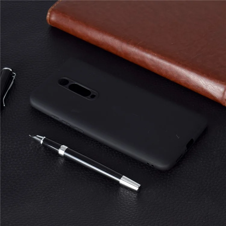 Custodia Morbida in TPU Opaco Monocolore per Xiaomi Redmi K20 / Mi 9T / K20 Pro / Mi 9T Pro - Nero