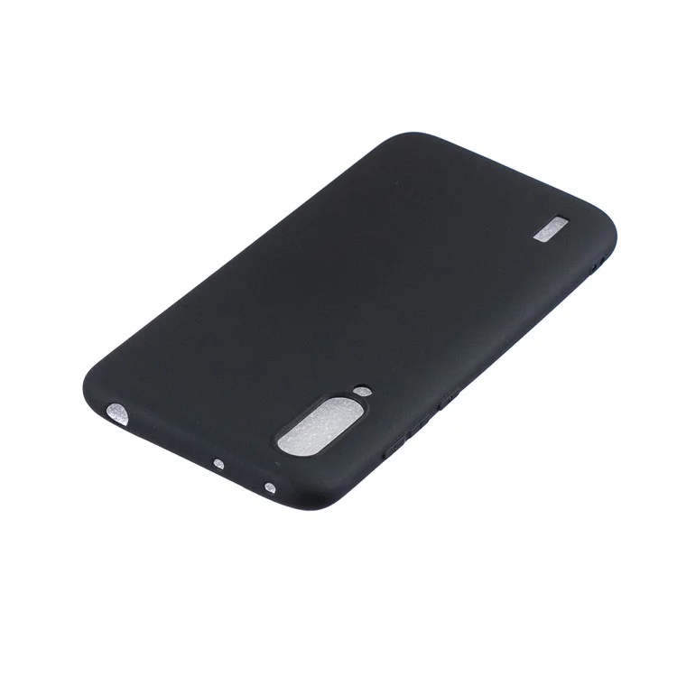 Candy Color Soft TPU Téléphone Couverture Pour Xiaomi mi Cc9e / mi A3 - le Noir