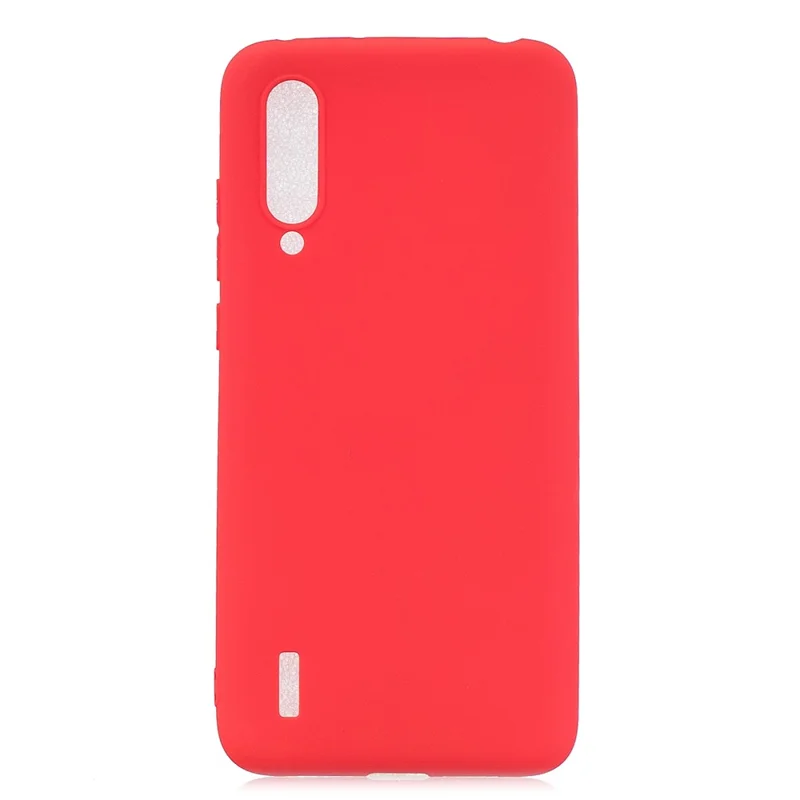 Candy Color Soft TPU Phone Cover Case for Xiaomi Mi CC9 / Mi CC9 Meitu Edition/ Mi 9 Lite - Red