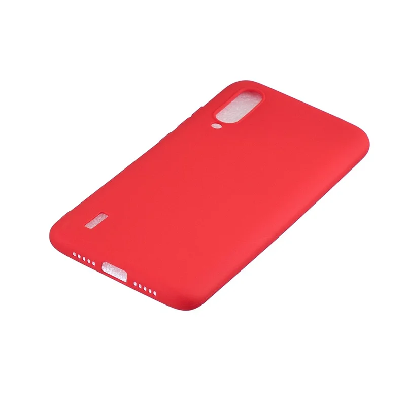 Candy Color Soft TPU Phone Cover Case for Xiaomi Mi CC9 / Mi CC9 Meitu Edition/ Mi 9 Lite - Red