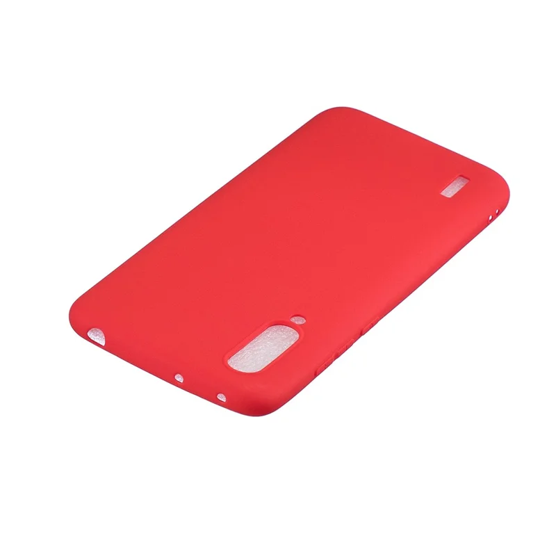 Candy Color Soft TPU Phone Cover Case for Xiaomi Mi CC9 / Mi CC9 Meitu Edition/ Mi 9 Lite - Red