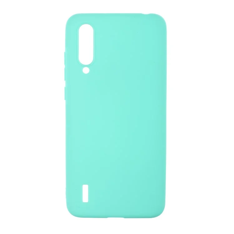 Pure Color Soft TPU Telefonkoffer Für Xiaomi Mi CC9 - Cyan