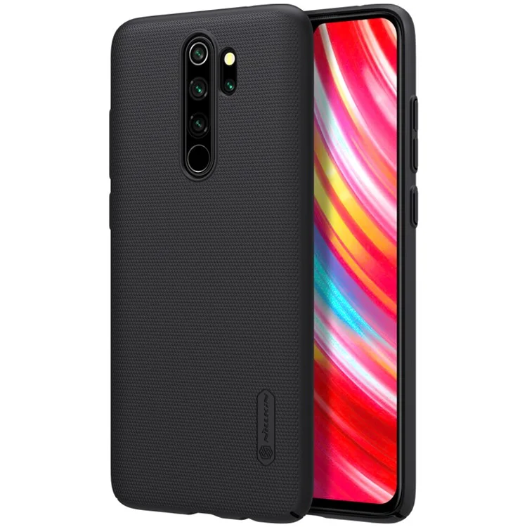 Nillkin Frosted PC Shell Para Xiaomi Redmi Note 8 Pro - Preto