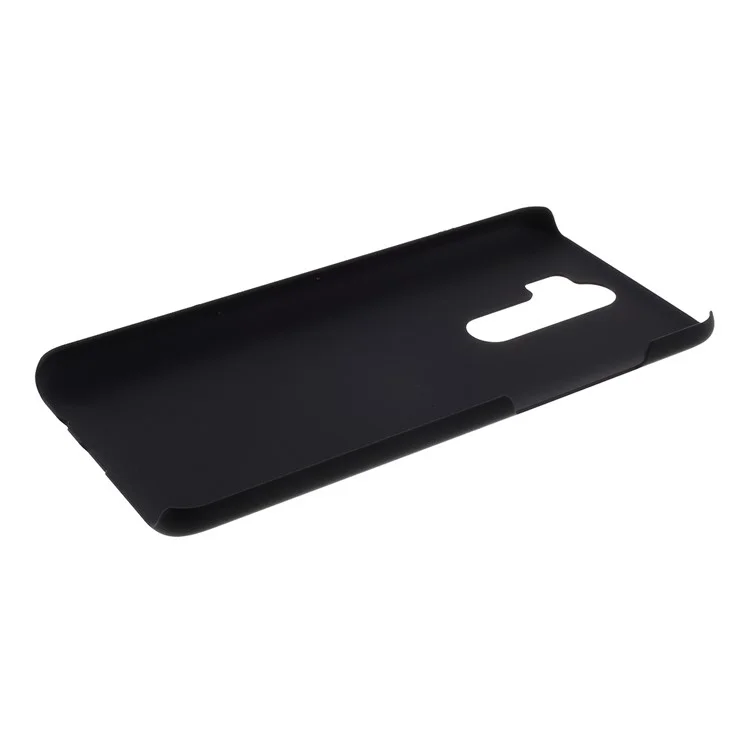 Cubierta de Caja de PC Dura de Goma Para Xiaomi Redmi Note 8 Pro - Negro