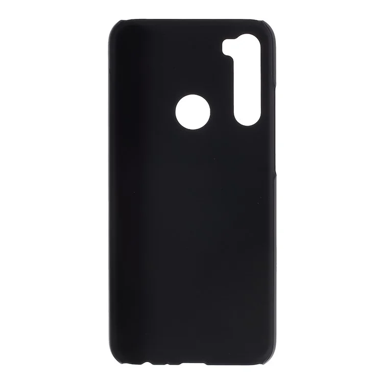 Estuche de Plástico Duro de Goma Para Xiaomi Redmi Note 8 - Negro