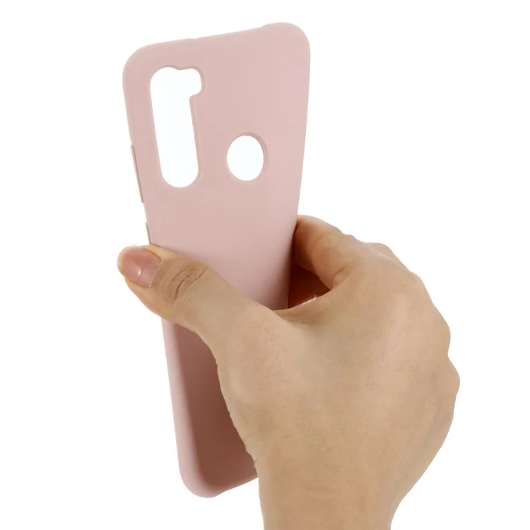 Couvre De Silicone Liquide Pour Xiaomi Redmi Note 8 - Rose