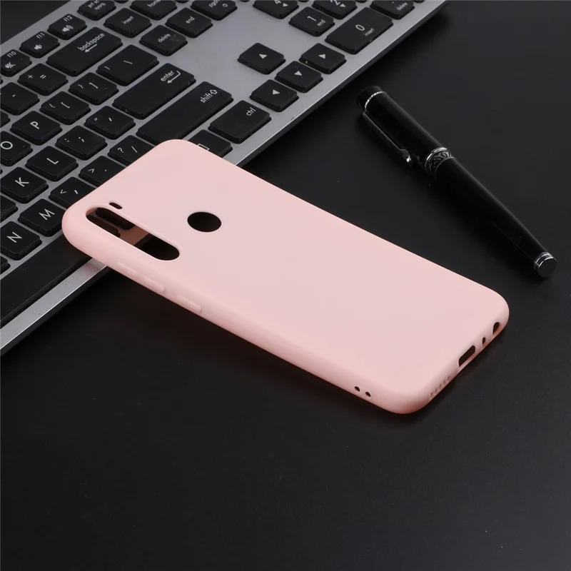 Soft Frosted TPU Case for Xiaomi Redmi Note 8 - Pink