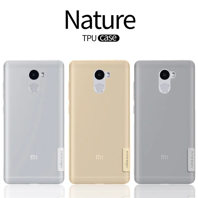 NILLKIN Nature 0.6mm Soft TPU Phone Case for Xiaomi Redmi 4 - White