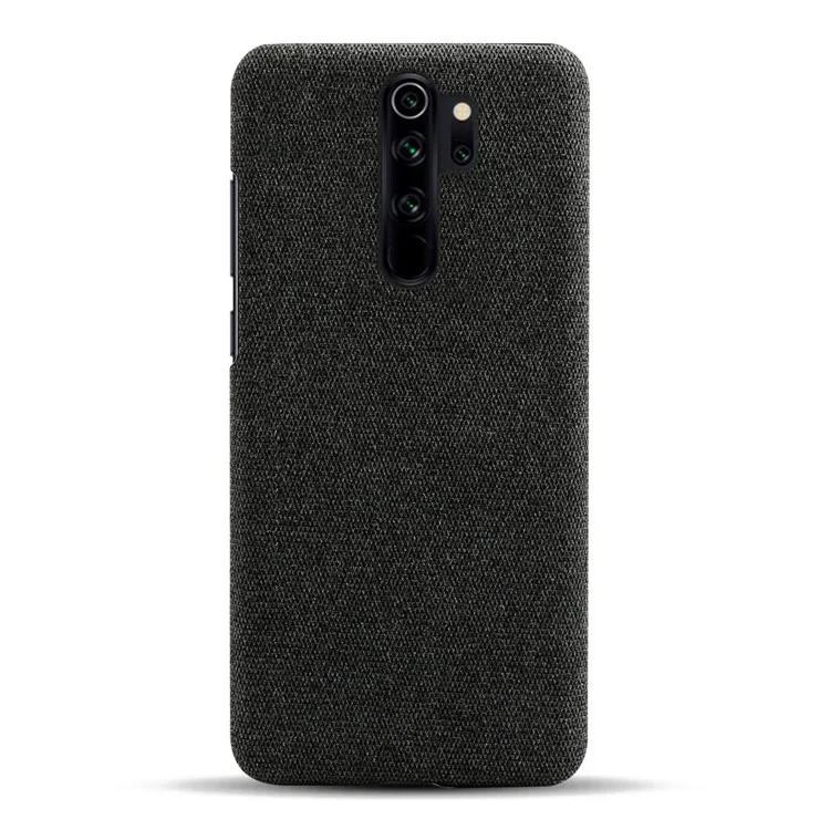 KSQ -stoff + PC Mobile Schutzhülle Für Xiaomi Redmi Note 8 Pro - Schwarz