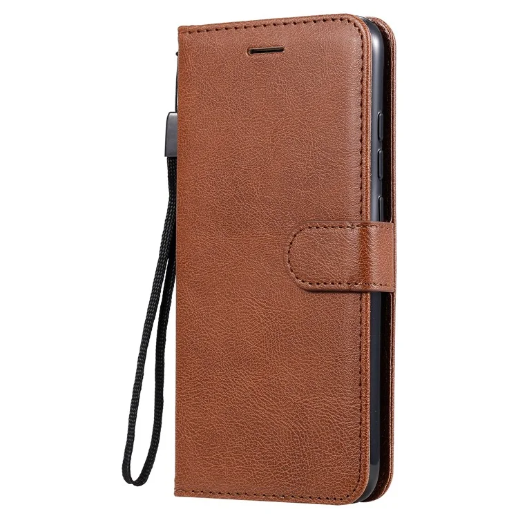 Кожаный чехол-кошелек KT Leather Series-2 для Xiaomi Redmi Note 8 - Коричневый