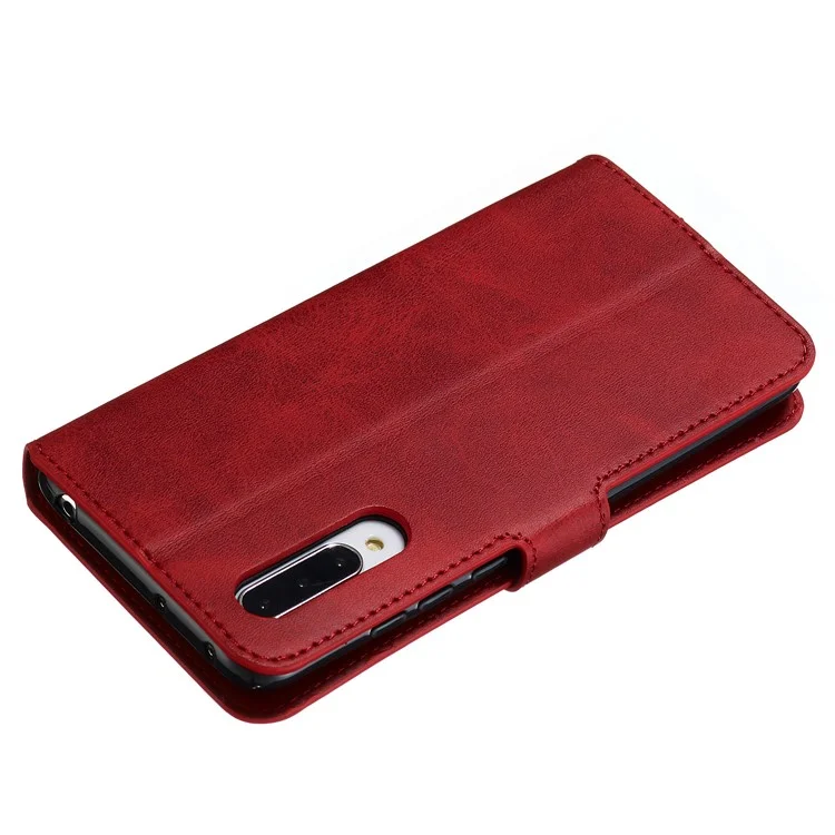 Cassa Classica In Pelle Portafoglio In Pelle Per Xiaomi MI CC9 / Mi 9 Lite. / A3 Lite. / MI CC9 Meitu Edition - Rosso