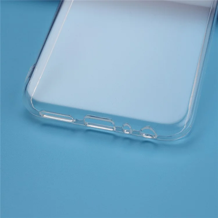 Custodia per telefono in TPU morbido e antiscivolo trasparente per Redmi Note 8T