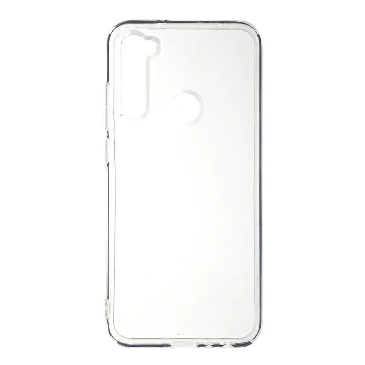 Custodia per telefono in TPU morbido e antiscivolo trasparente per Redmi Note 8T