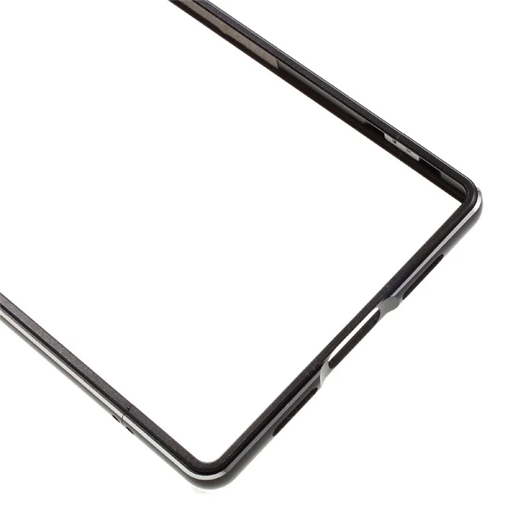 Screw Lock Plated Aluminium Alloy Bumper Case for Xiaomi Mi Mix - Black