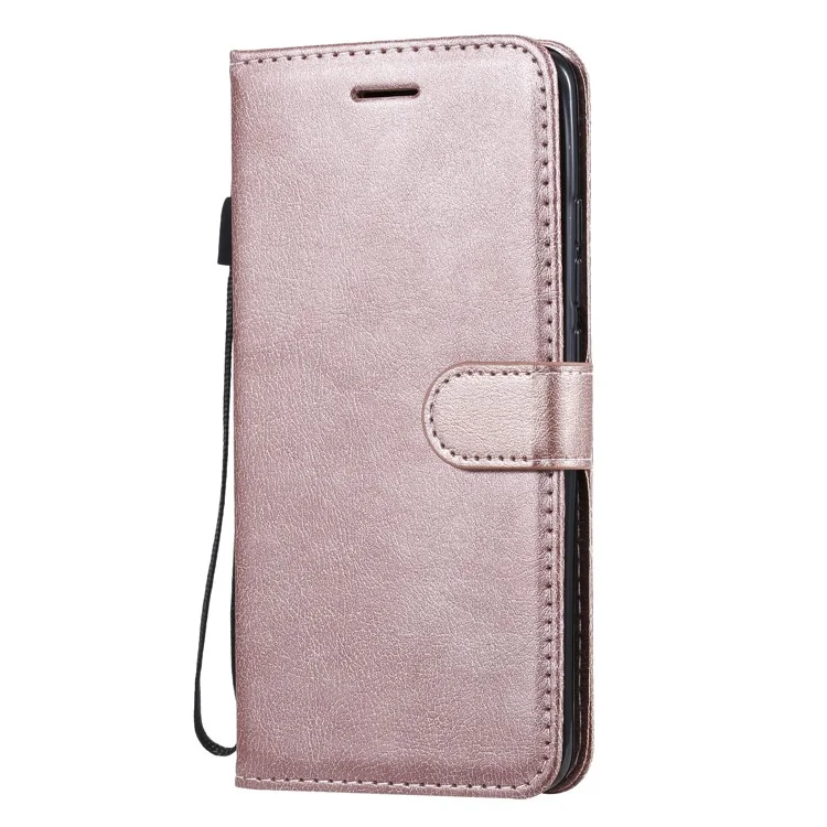 Estuche de Cuero de la Serie KT-2 de Color Sólido Estilo para Xiaomi Mi CC9 Pro/Mi Note 10/Mi Note 10 Pro - Oro Rosa