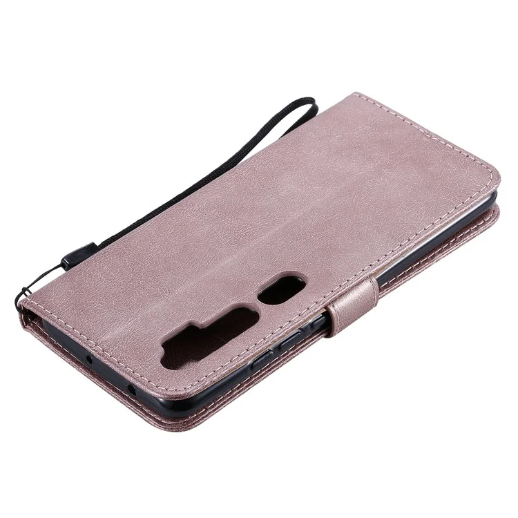 Estuche de Cuero de la Serie KT-2 de Color Sólido Estilo para Xiaomi Mi CC9 Pro/Mi Note 10/Mi Note 10 Pro - Oro Rosa